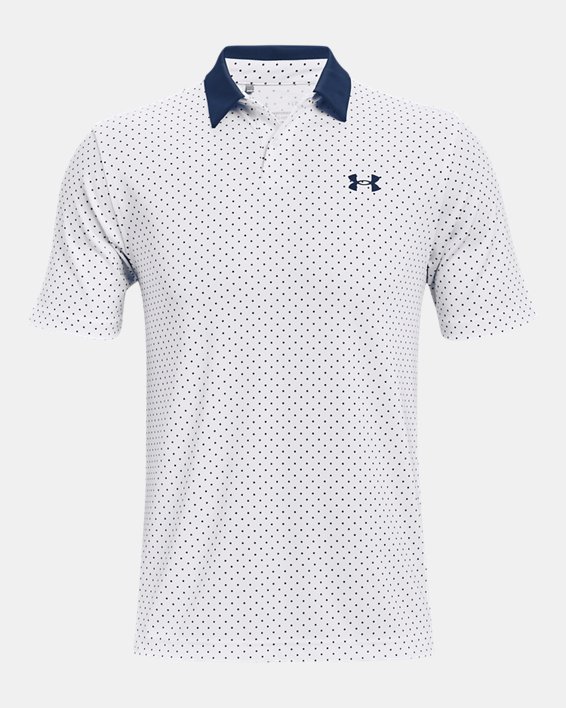 Men's UA Performance Printed Polo in White image number 4